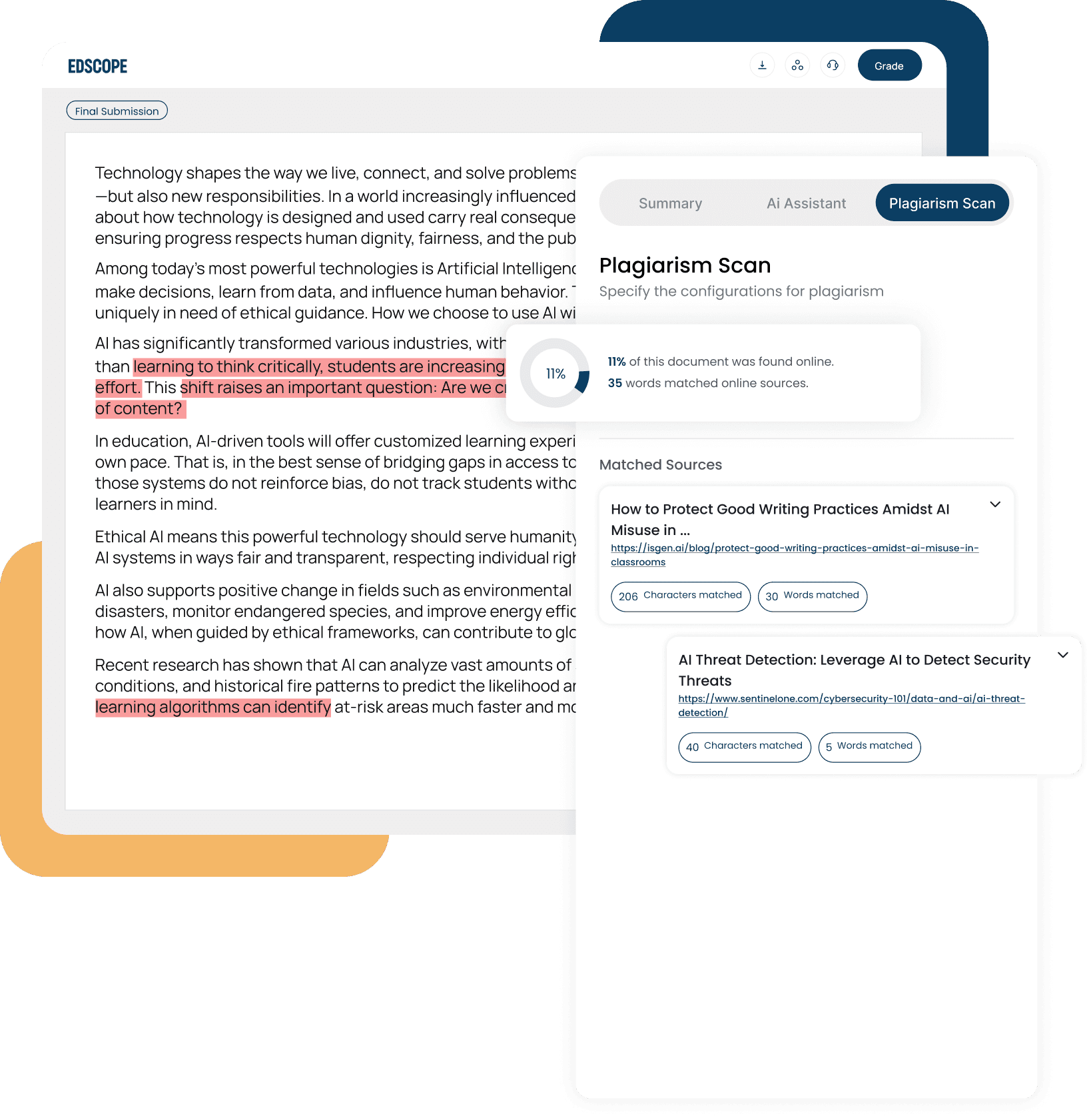 Edscope Découvrez ce qui est ,[object Object], et ce qui ne l’est pas feature